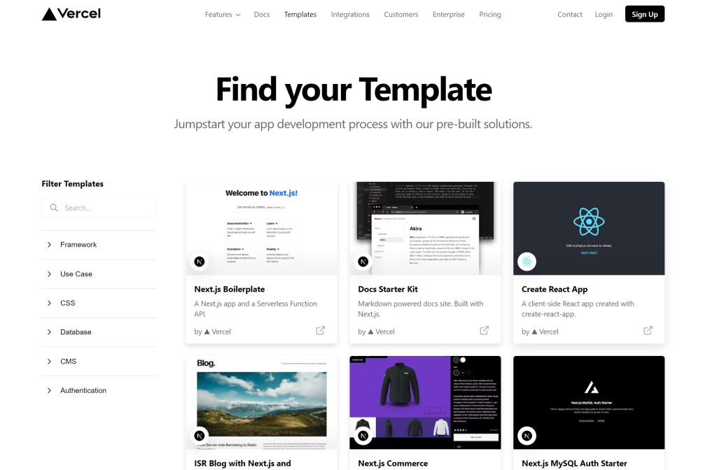 개발자를 위한 무료 웹 호스팅 사이트, Vercel