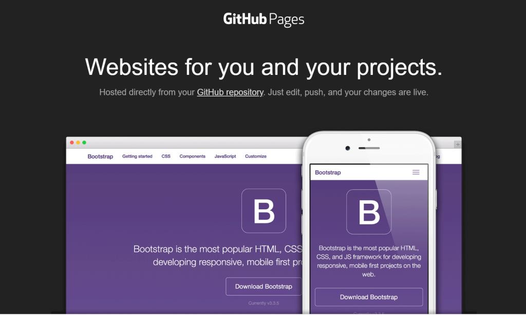 개발자를 위한 무료 웹 호스팅 사이트, Github Pages