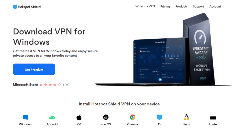 2022년 무료 VPN 추천 Best 5, Hotspot shield 무료 VPN