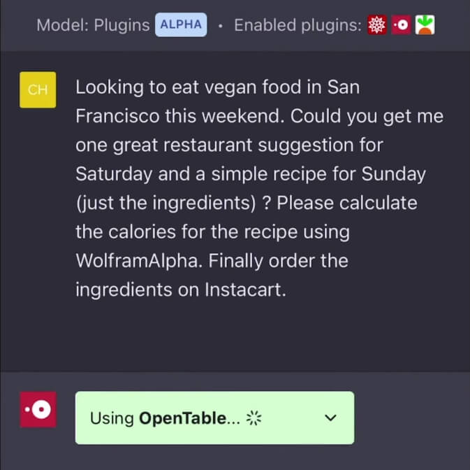 오픈AI ChatGPT Plugin 사용예시