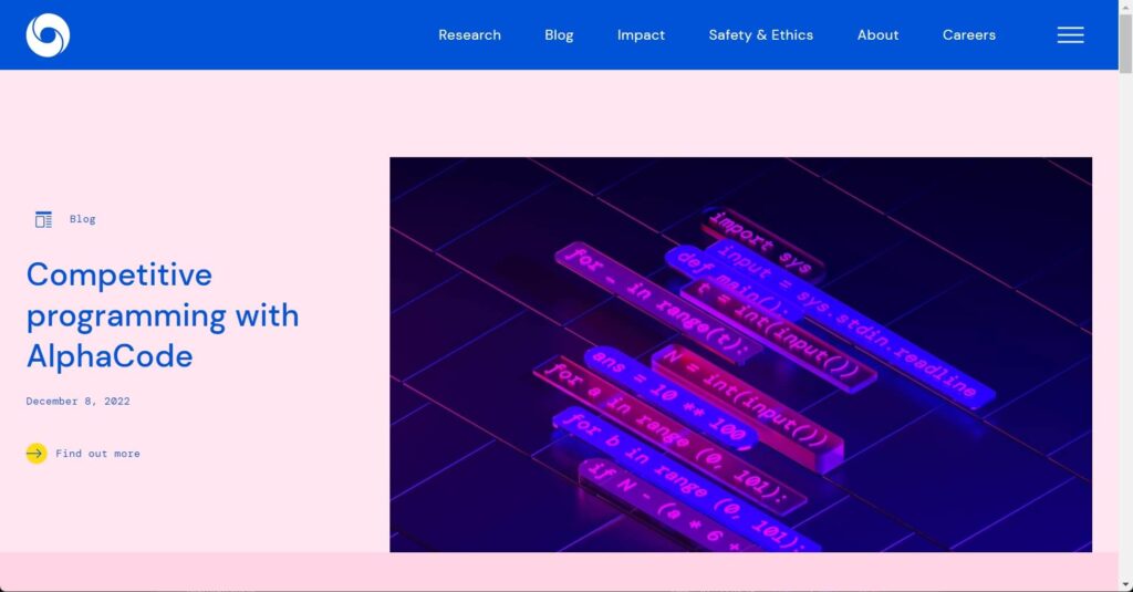 해외 AI 정보 블로그 웹사이트 딥마인드 블로그