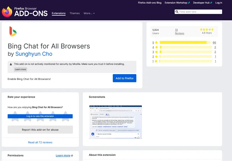"Firefox에 추가"를 클릭