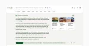 심층 검색 결과, 출처: Google