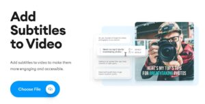 동영상 자막 자동 생성 사이트 Veed.io