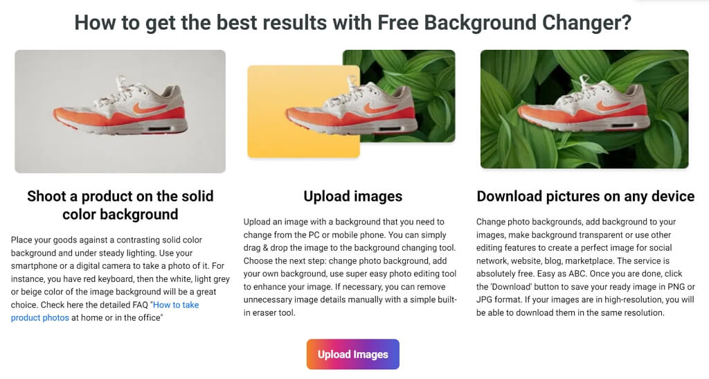 사진 배경 바꿔주는 무료 사이트 Best 5 Retoucher