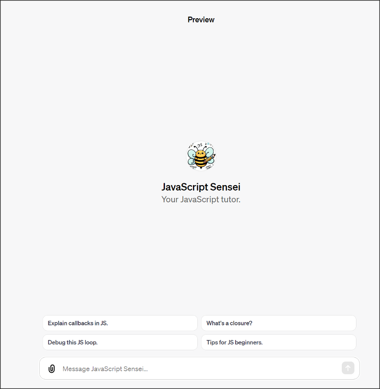 GPT 빌더 스크린
