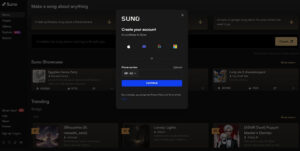 수노 AI 사용법 단계별 가이드_1. 계정 설정하기