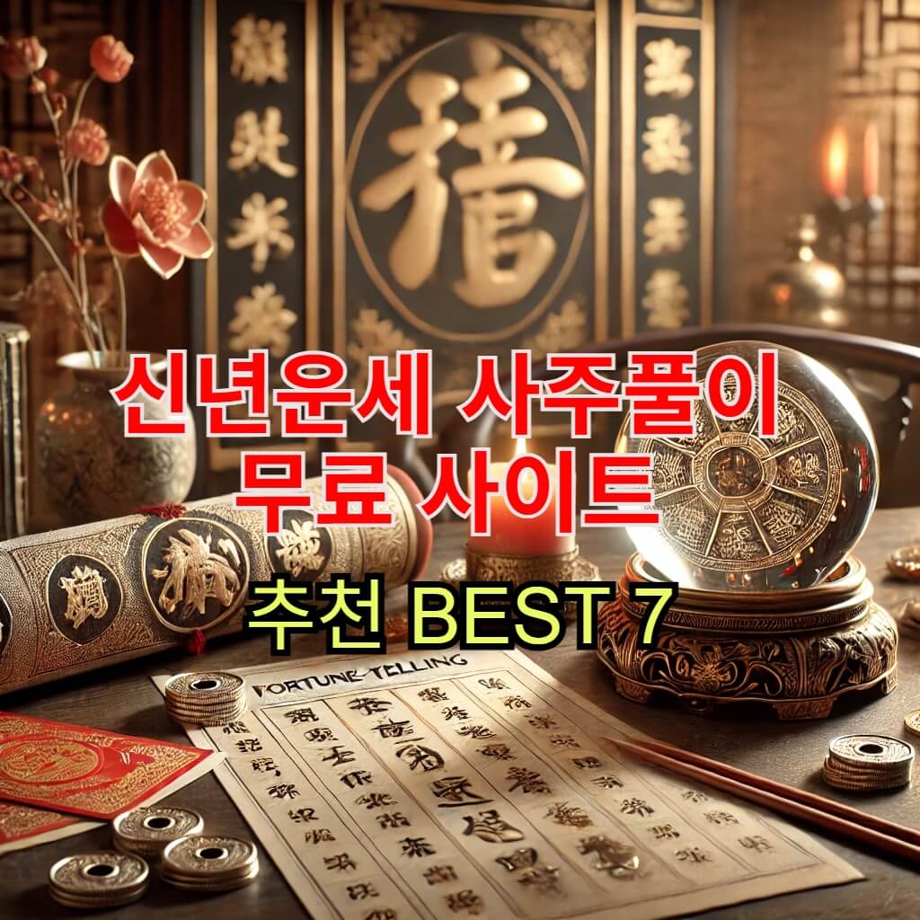 신년운세 사주풀이 무료 사이트 추천 BEST7