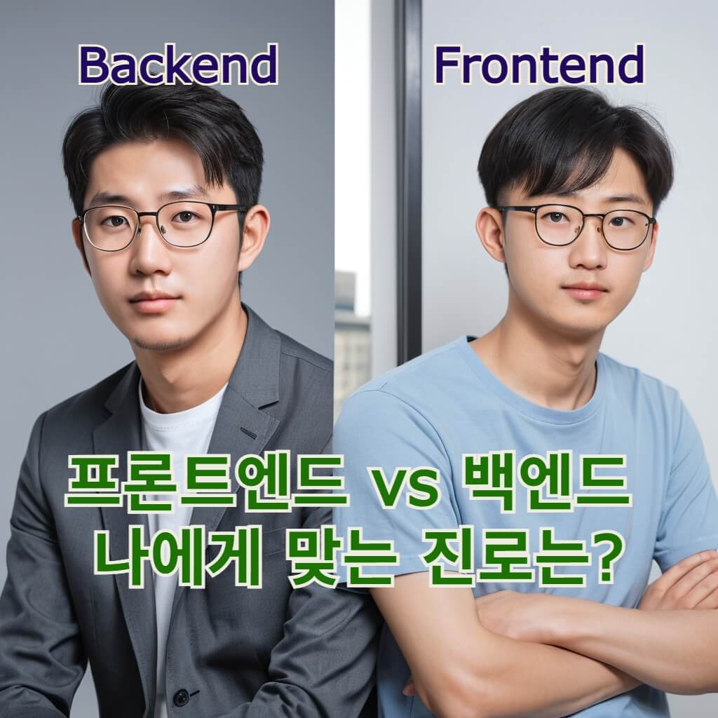 프론트엔드와 백엔드 진로 선택에 대한 조언