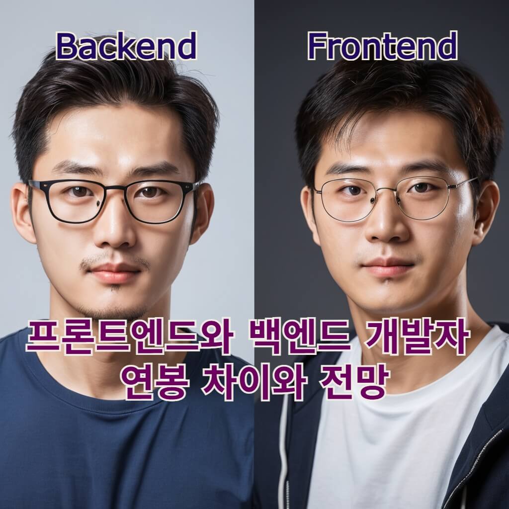 프론트엔드와 백엔드 개발자 연봉 차이와 전망