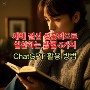 ChatGPT로 새해 결심을 성공적으로 실천하는 방법 5가지