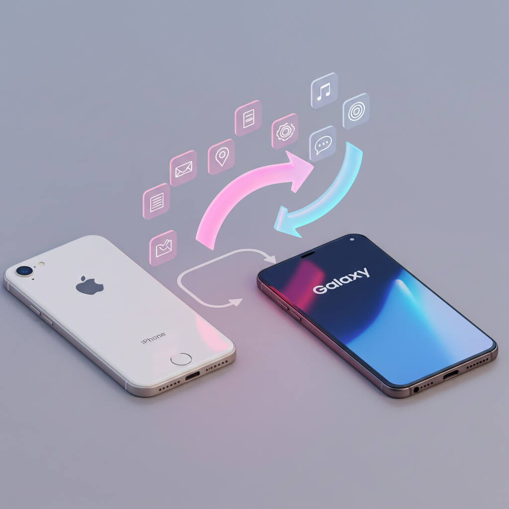 아이폰 → 갤럭시 데이터 이동