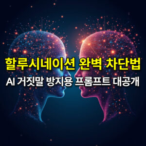 할루시네이션 방지를 위한 ChatGPT 고급 리서치 프롬프트 사용법