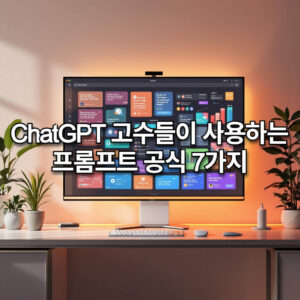 ChatGPT 고수들이 사용하는 프롬프트 공식 7가지 chatgpt_prompt_framework7