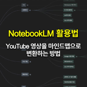 NotebookLM 활용법: YouTube 영상을 마인드맵으로 변환하는 방법 NotebookLM 활용법: YouTube 영상을 마인드맵으로 변환하는 방법
