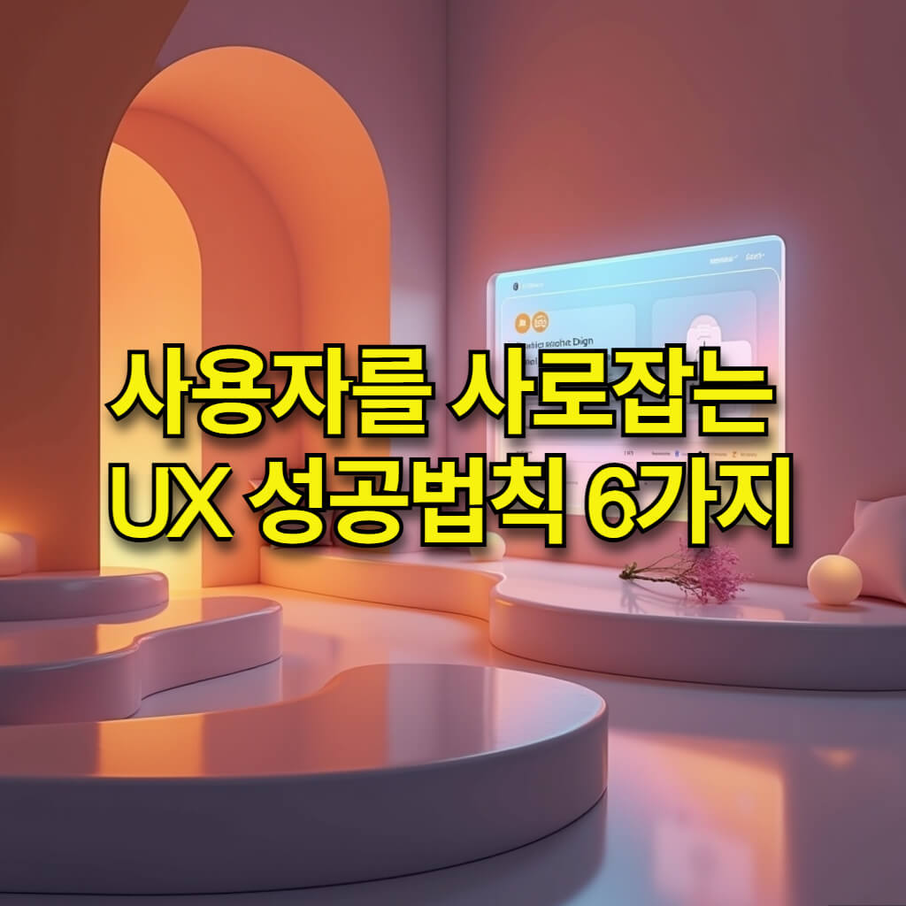 성공적인 UX 디자인을 위해 필요한 핵심 요소 6가지