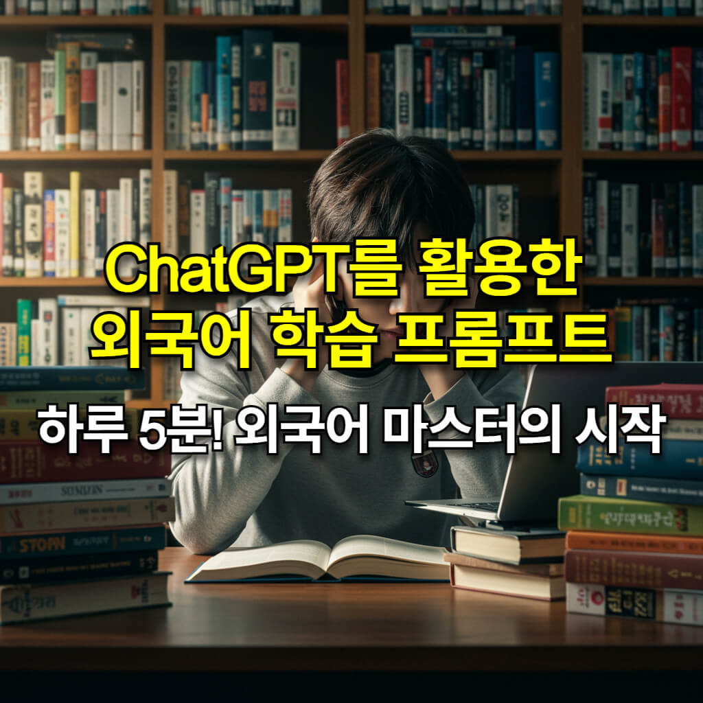 ChatGPT를 활용한 하루 5분 외국어 학습 프롬프트