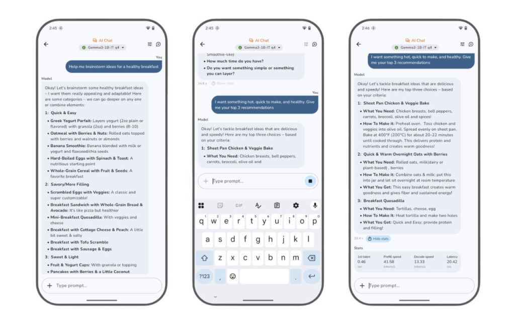 AI Edge Gallery 앱 소개 및 기본 구조: AI Chat