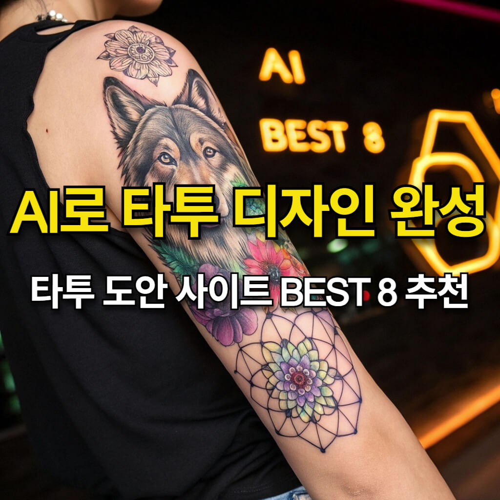 AI 타투 도안 생성 사이트 Best 8