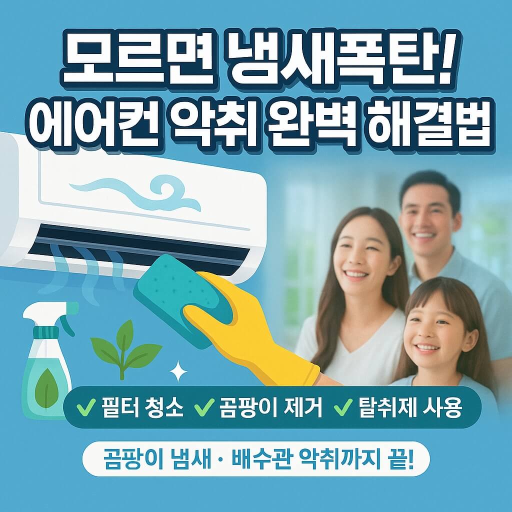 에어컨에서 나는 냄새 완벽 제거 및 예방 가이드