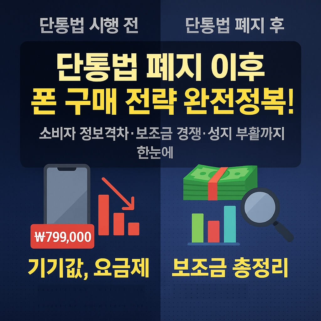 단통법 폐지로 바뀌는 것들 총정리: 기기값 | 요금제 | 보조금