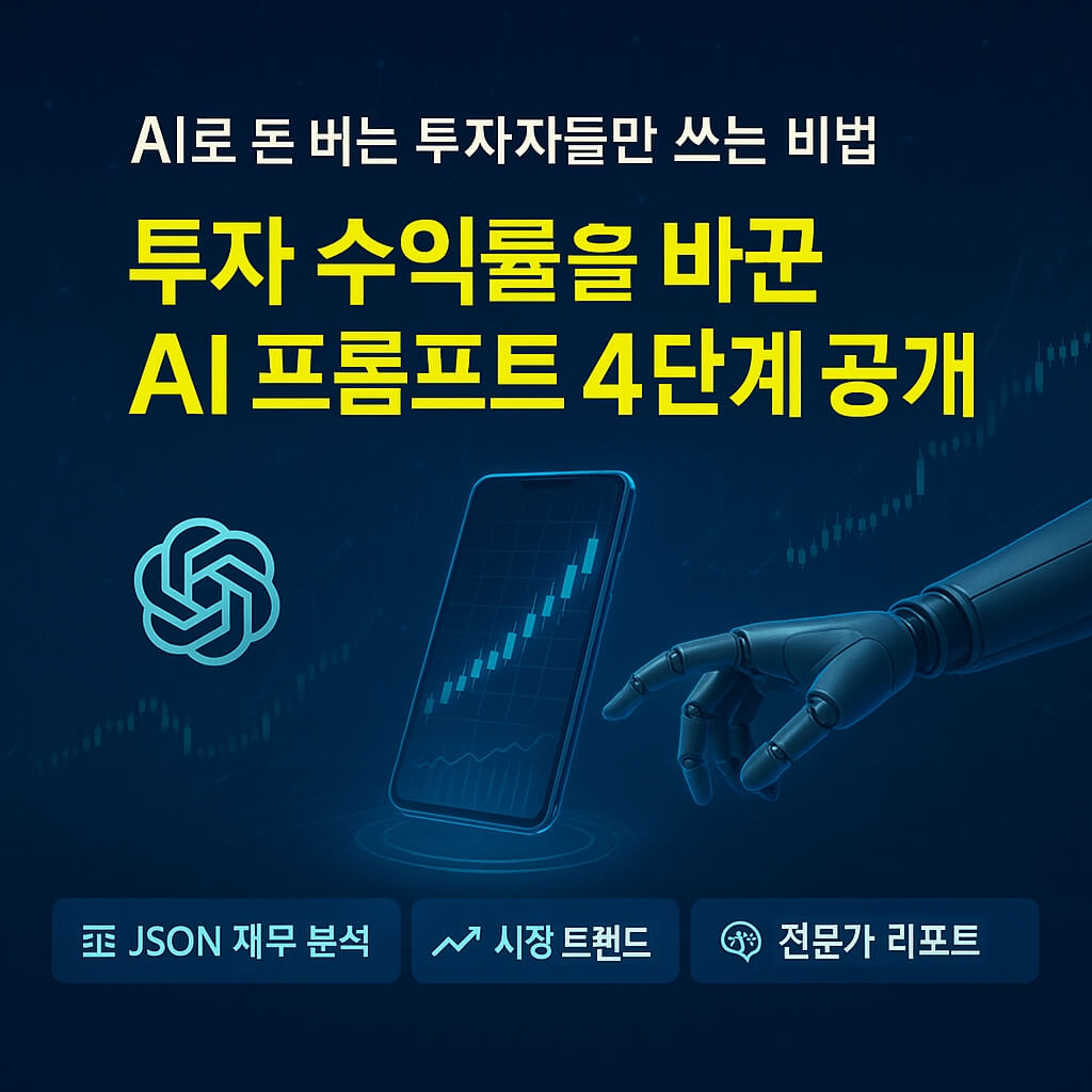 AI로 투자 수익 극대화하는 프롬프트 4단계 공식