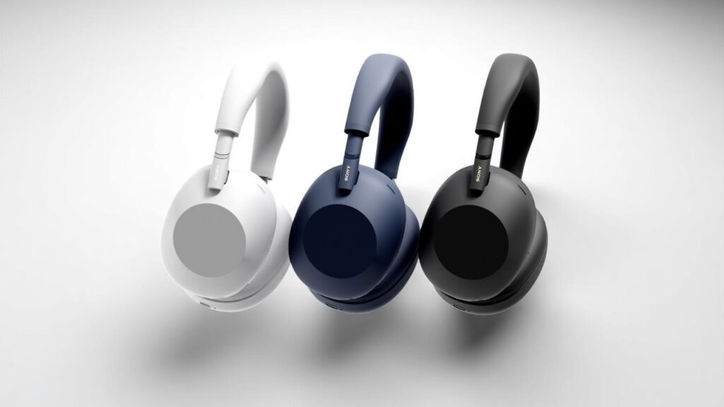 소니 WH-1000XM6 색상: 블랙, 미드나잇 블루, 플래티넘 실버
