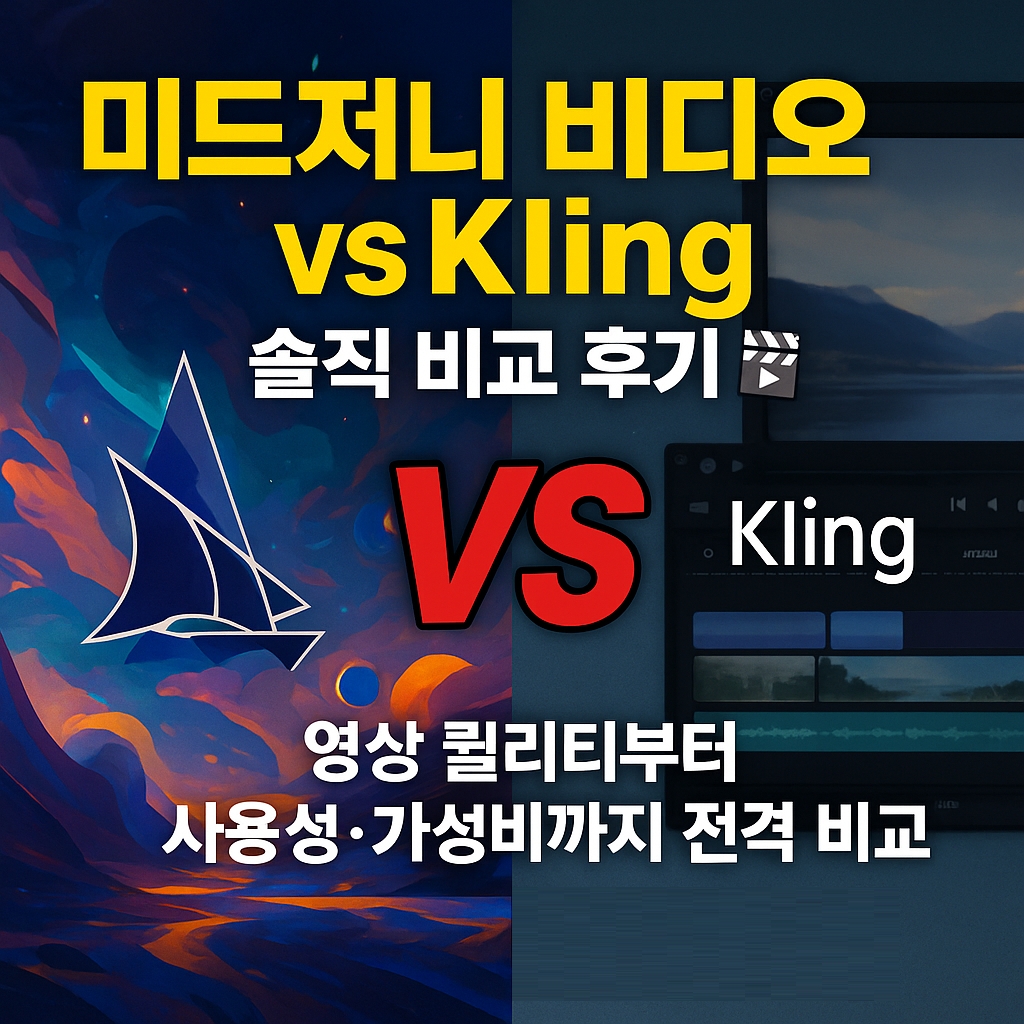 미드저니 비디오 vs Kling 솔직 비교 후기