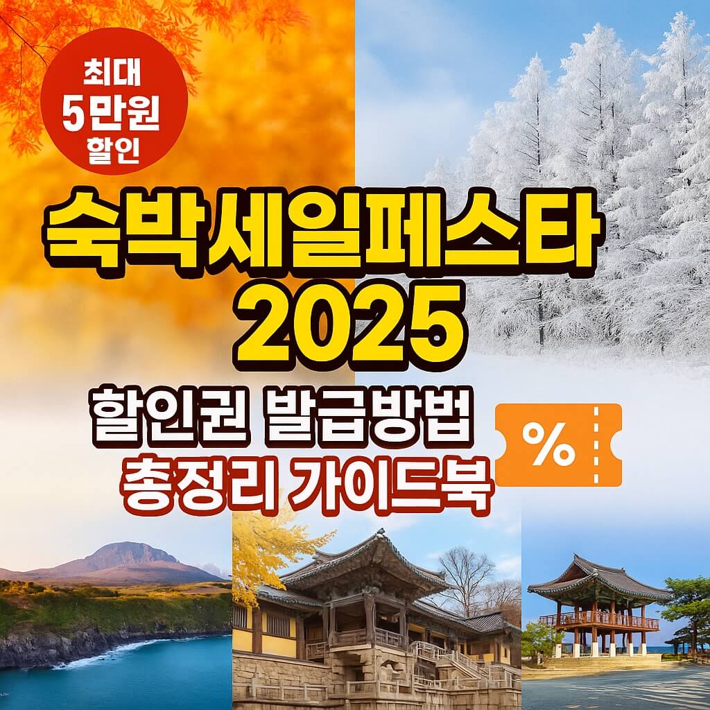 숙박세일페스타 2025 할인권 발급방법 총정리 가이드북