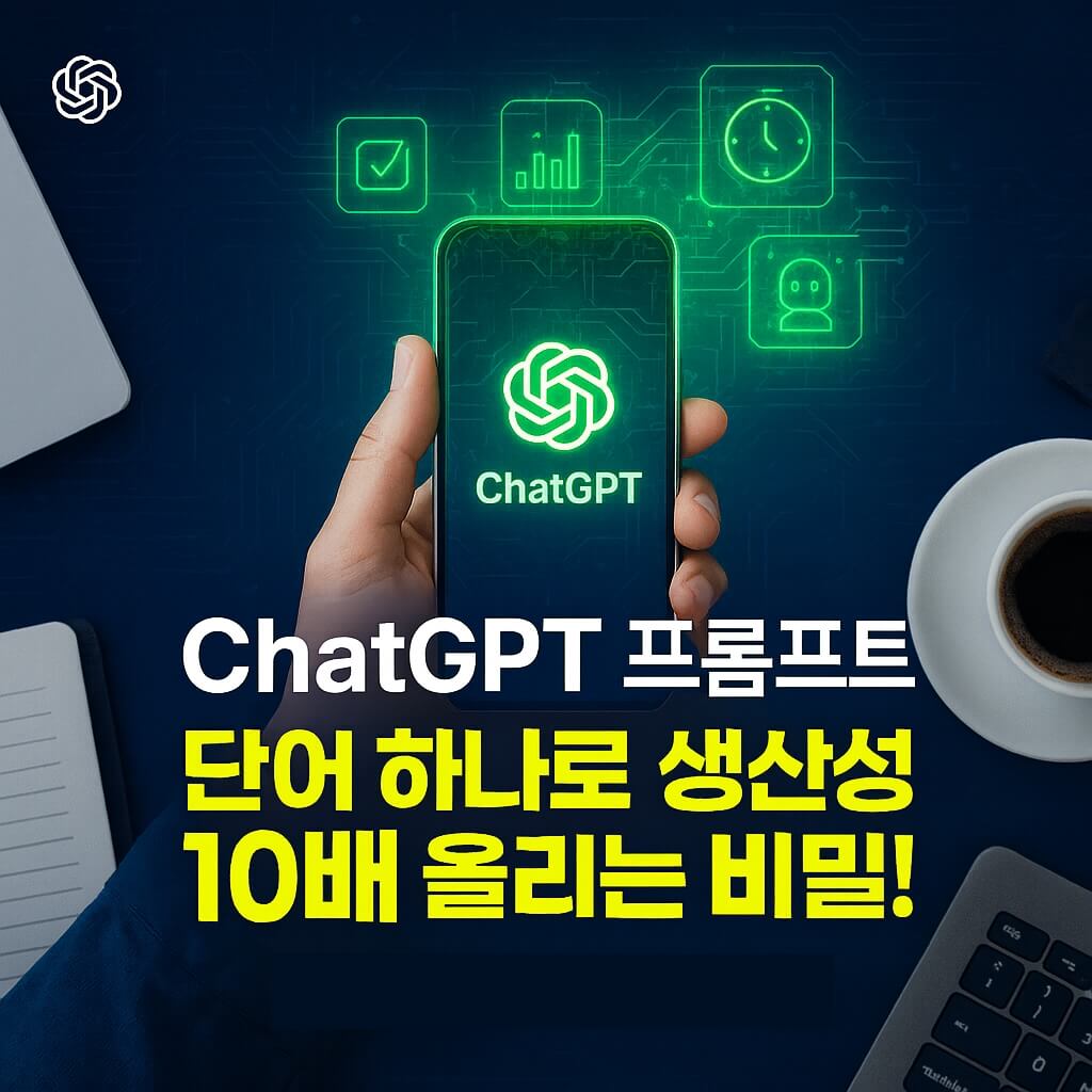 ChatGPT 프롬프트 단어 하나로 생산성 10배 올려주는 방법
