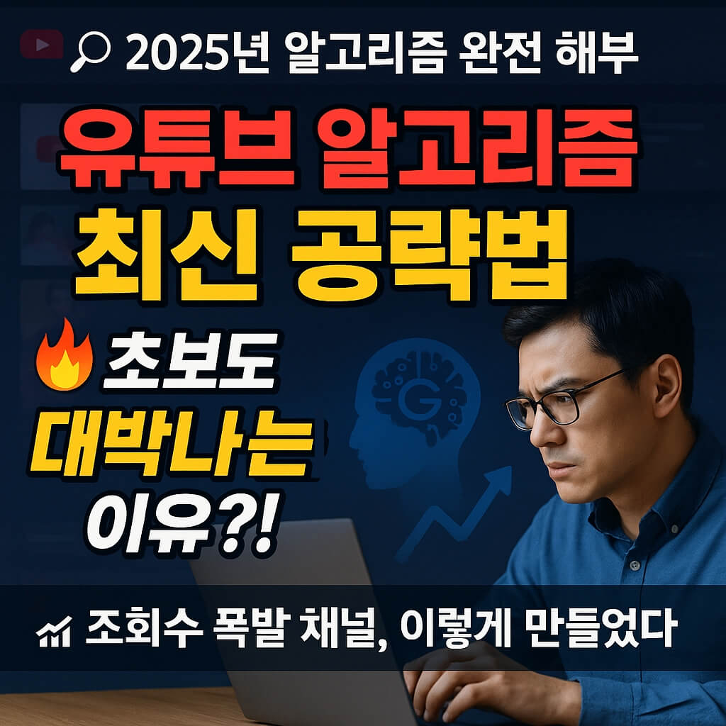 유튜브 알로그즘 최신 공략법: 초보도 대박나는 이유