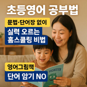 초등영어 공부법, 단어 문법 없이 실력 오르는 홈스쿨링 비법 Home Schooling Secrets for Improving Elementary English Skills Without Vocabulary or Grammar