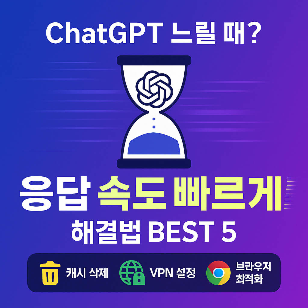 ChatGPT 느릴 때? 응답 속도 빠르게 만드는 해결법 BEST 5