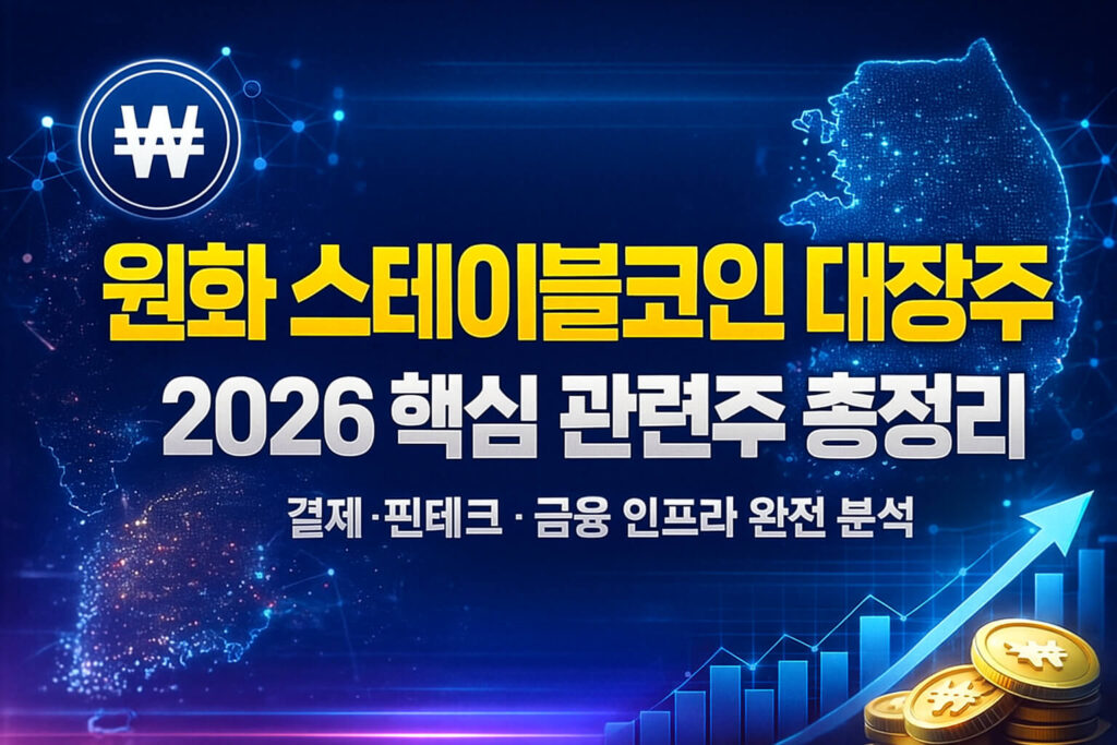 원화 스테이블코인 대장주 TOP 20