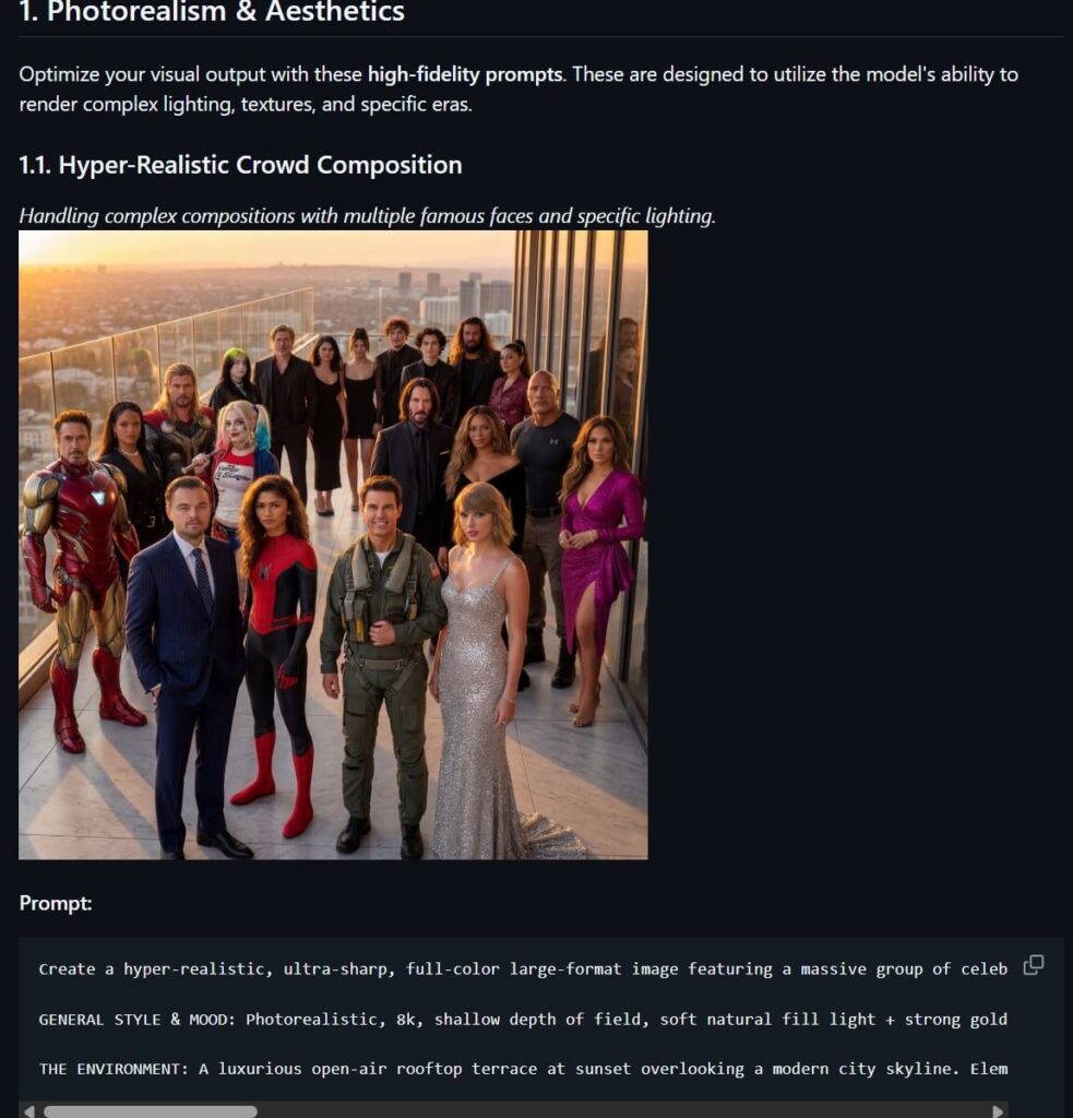 효과적인 나노바나나 프로 프롬프트 작성법: Awesome Nano Banana Pro