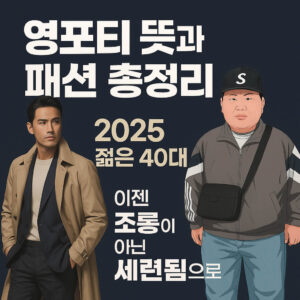 영포티 뜻 패션 브랜드 한눈에｜2025 젊은 40대 스타일 총정리