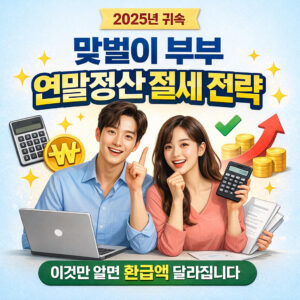 맞벌이 부부 연말정산 2025 필수 절세 전략 총정리
