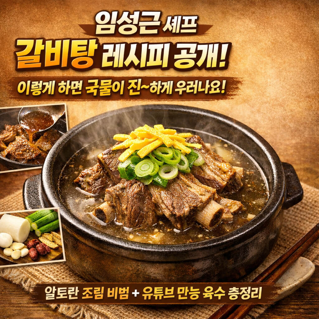 단계별 갈비탕 조리법 - 임성근 셰프의 노하우 총정리