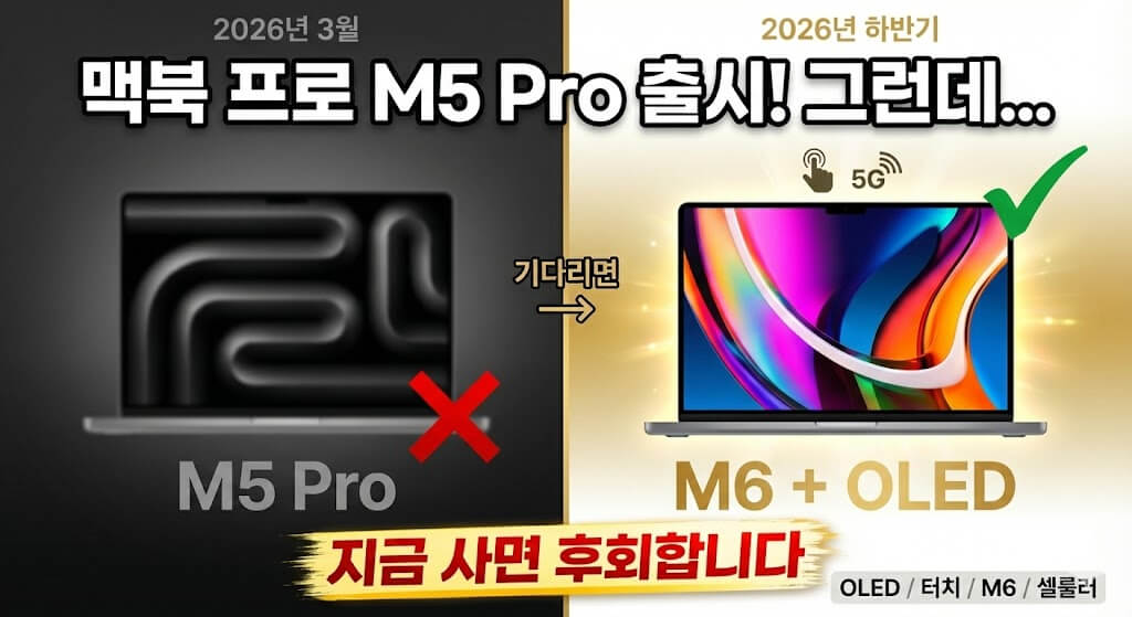 맥북 프로 M5 Pro 출시일 공개! 지금 구매 미뤄야 하는 진짜 이유