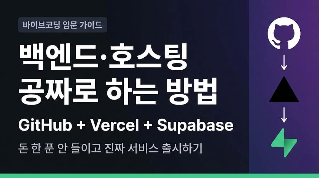 바이브코딩 입문자를 위한 풀스택 환경 세팅 완벽 튜토리얼