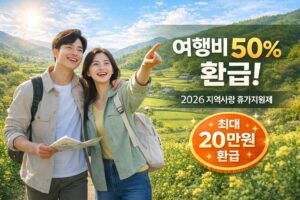 2026 지역사랑 휴가지원제 총정리 | 여행비 50% 환급·신청방법 2026 지역사랑 휴가지원제 총정리 | 여행비 50% 환급·신청방법