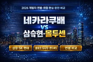 2026 개발자 연봉·취업 현실 네카라쿠배 vs 삼슼현·몰두센 비교