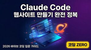 Claude Code 웹사이트 만들기 완전 정복 | 2026 바이브 코딩 입문 가이드 Claude Code 웹사이트 만들기 완전 정복 | 2026 바이브 코딩 입문 가이드