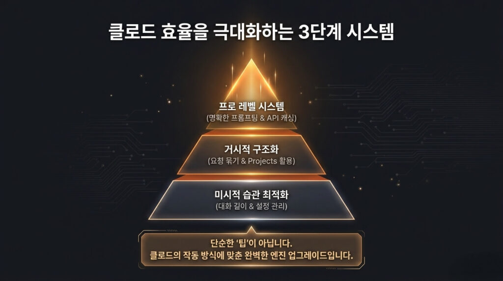 클로드 효율을 극대화하는 3단계 시스템