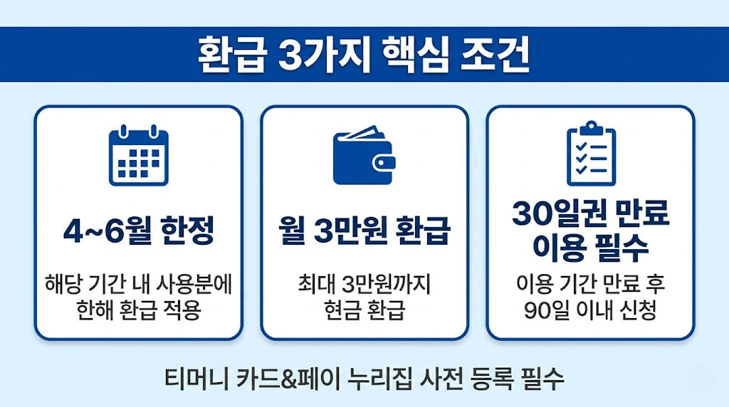 기후동행카드 환급 신청방법 3단계 완전 정리