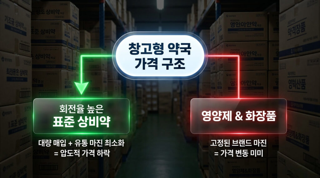 창고형 약국이 저렴한 3가지 이유