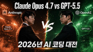 GPT-5.5 vs Claude Opus 4.7 코딩 성능 비교: 2026 최신 AI 모델 선택 가이드