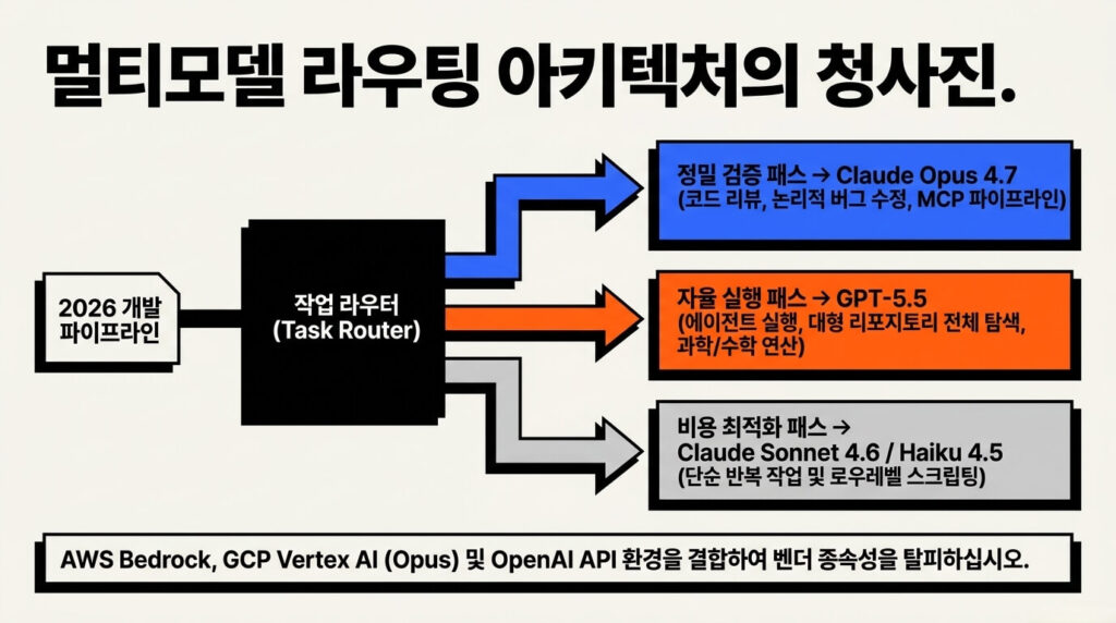 2026 AI 모델 선택 전략: 멀티모델 아키텍처가 정답인 이유