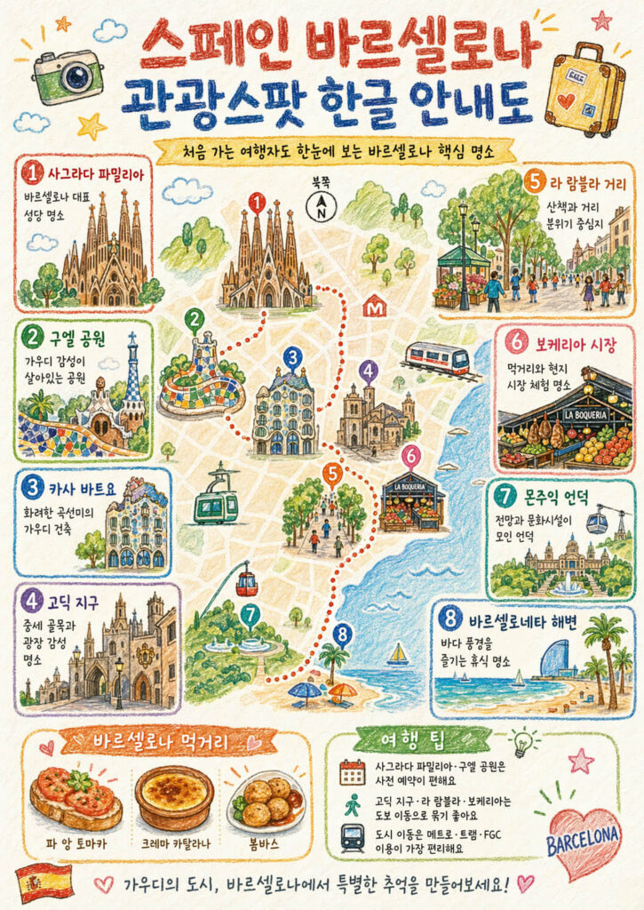 바르셀로나 실전 완성 예시 전체 공개