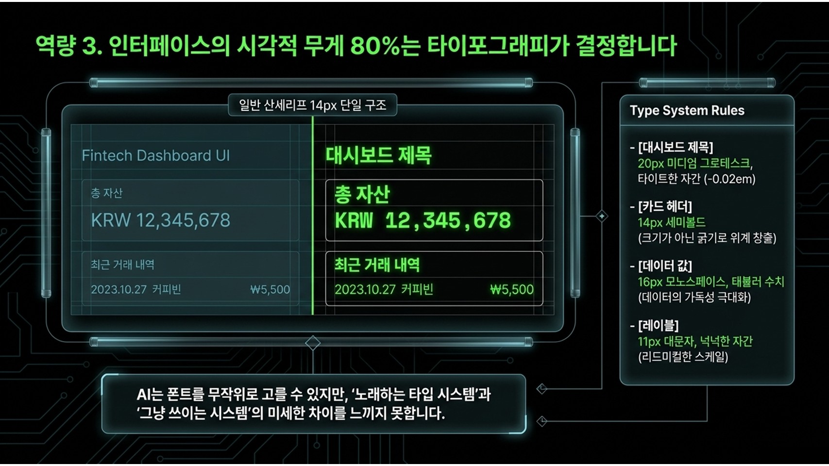 타이포그래피: AI 시대에도 반드시 갖춰야 할 UI/UX 디자이너의 숨겨진 핵심 역량